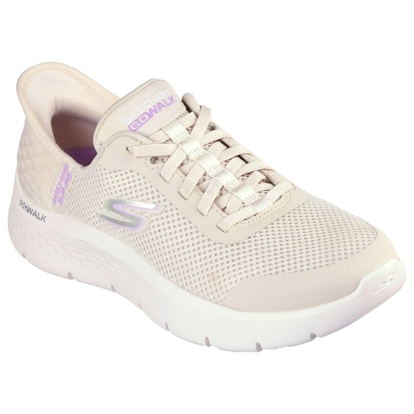 New Skechers Performance Women's Go Walk Flex Slip-Ins Shoes Off White 8.5 - Picture 1 of 9